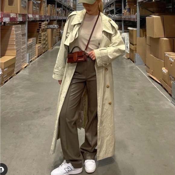 ZARA Faux Leather Pants *Blogger Favorite * - Picture 7 of 13